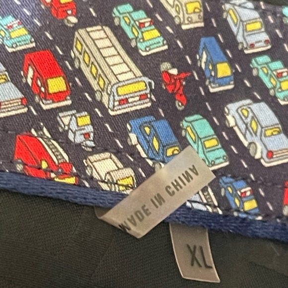 Bugatchi Mens Long Sleeve black window pane shaped fit size large city design - Picture 5 of 11